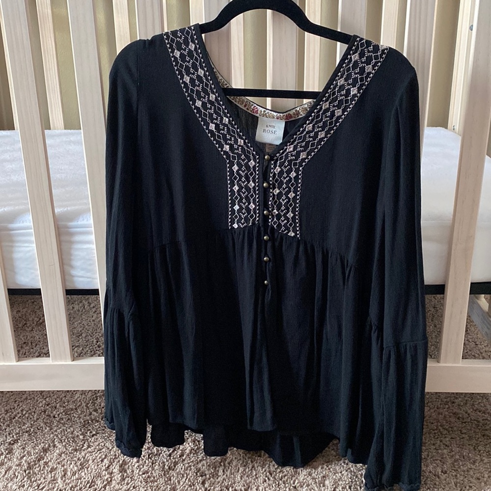 Long Bell Sleeve top